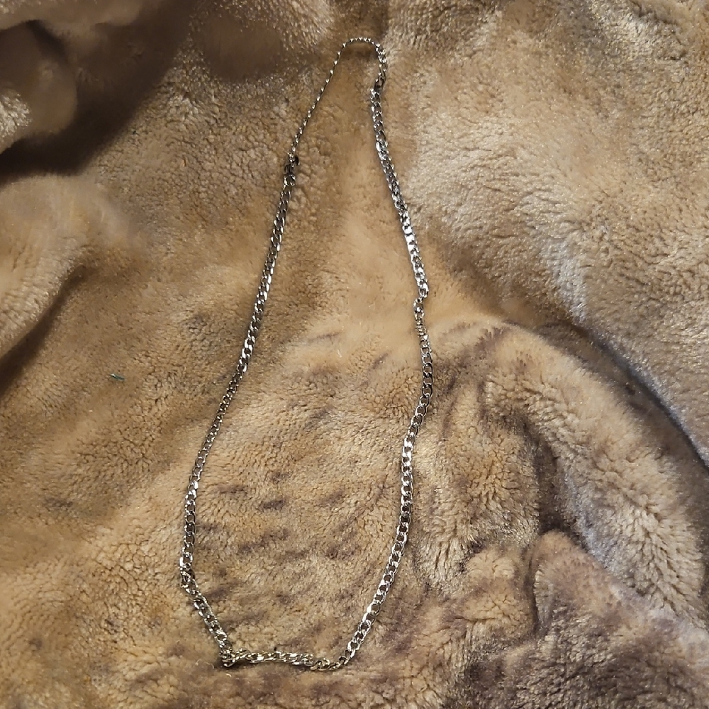 Mens Silver Chain Necklace